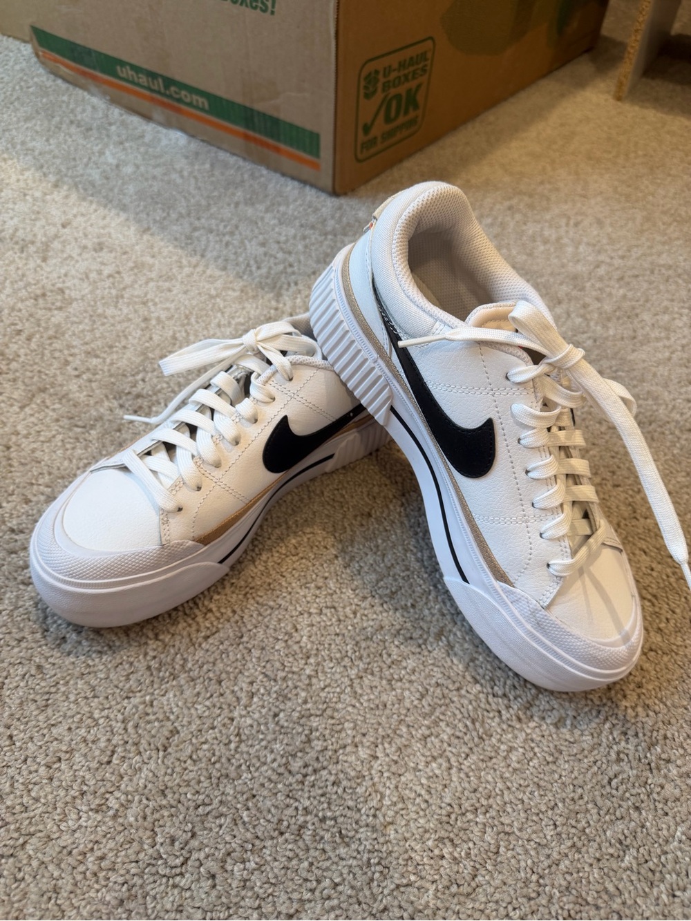 Nike Court Legacy Platform Sneakers - Picture 2 of 9